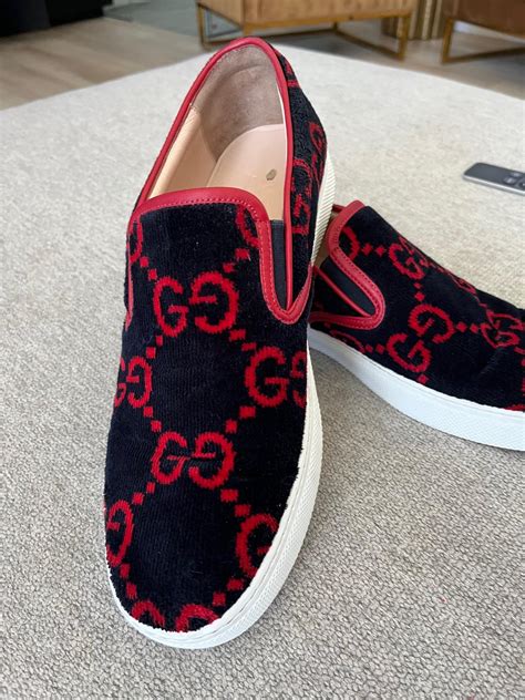 gucci pink slip ons|gucci slip ons men.